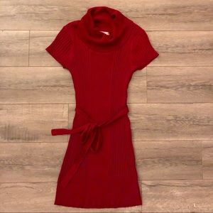 Gorgeous Lightweight Stretchy Red Sweater Dress!